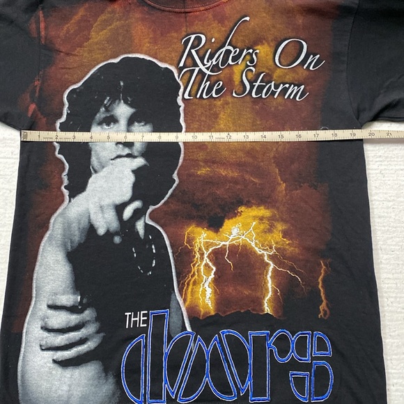 The doors Riders On The Storm Embroidered T-shirt Size M - Picture 7 of 12